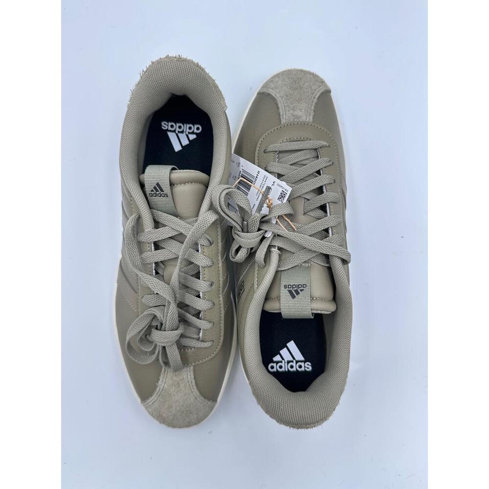 NWT Adidas VL Court 3.0 IH4800 Sneakers Mens 9 Olive Clay LowTop Rubber Sole - Picture 7 of 9